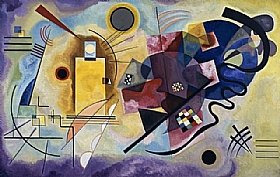 Vassily Kandinsky, Jaune - Rouge - Bleu - GRANDS PEINTRES / Kandinsky