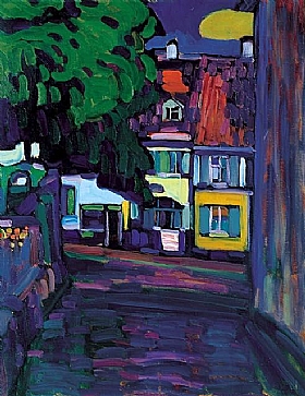 Vassily Kandinsky, Maisons  Murnau - GRANDS PEINTRES / Kandinsky