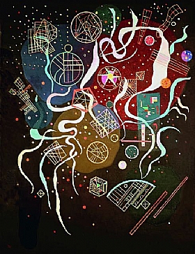 Vassily Kandinsky, Mouvement I - GRANDS PEINTRES / Kandinsky