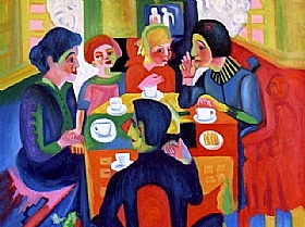 Ernst Ludwig Kirchner, Kaffeetisch - GRANDS PEINTRES / Kirchner