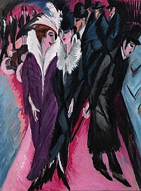 Ernst-Ludwig Kirchner, Une rue de Berlin - GRANDS PEINTRES / Kirchner