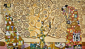 Gustav Klimt, L’arbre de la vie (Composition) - GRANDS PEINTRES / Klimt