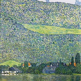 Gustav Klimt, La rivire Litzlberg Attersee - GRANDS PEINTRES / Klimt