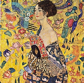 Gustav Klimt, La dame  l'ventail - GRANDS PEINTRES / Klimt