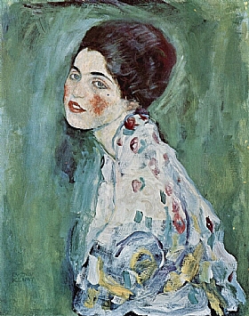 Gustav Klimt, Portrait de jeune femme - GRANDS PEINTRES / Klimt