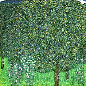 Gustav Klimt, Rosiers sous les arbres - GRANDS PEINTRES / Klimt