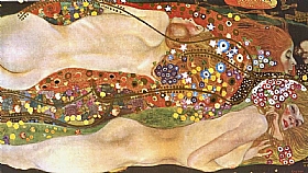Gustav Klimt, Serpents de mer II - GRANDS PEINTRES / Klimt