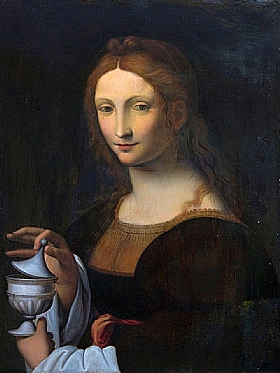 Lonard de Vinci, Portrait mre Madeleine - GRANDS PEINTRES / De Vinci