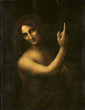 Lonard de Vinci, Saint Jean Baptiste - GRANDS PEINTRES / De Vinci