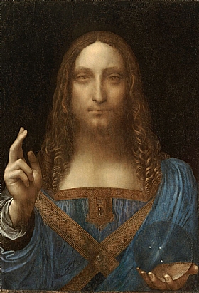 Lonard de Vinci, Salvator Mundi (Christ) - GRANDS PEINTRES / De Vinci