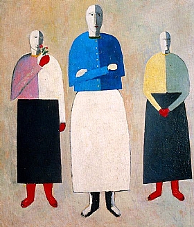 Kasimir Malevitch, Trois femmes - GRANDS PEINTRES / Malevitch