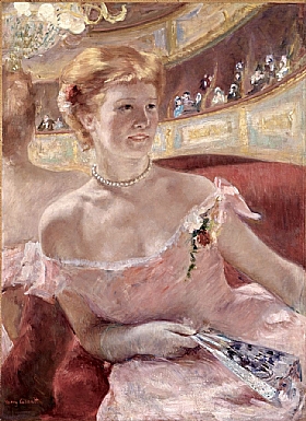 Mary Cassatt, Femme au collier de perles - GRANDS PEINTRES / Cassatt