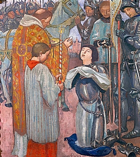 Maurice Denis, Communion de Jeanne d'Arc - GRANDS PEINTRES / Denis