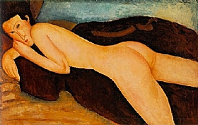 Modigliani, nu sur le dos - GRANDS PEINTRES / Modigliani