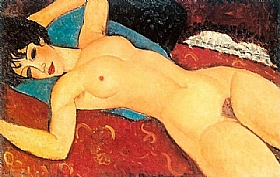 Modigliani, Nu couch - GRANDS PEINTRES / Modigliani