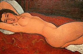 Modigliani, nu couch - GRANDS PEINTRES / Modigliani