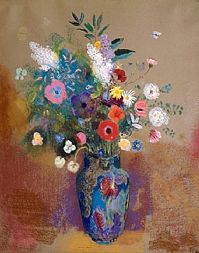 Odilon Redon, Vase de fleurs - GRANDS PEINTRES / Redon