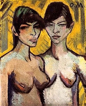 Otto Mueller, Deux nus féminins - GRANDS PEINTRES / Mueller