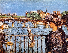 Pierre Bonnard, Le Pont des Arts  Paris - GRANDS PEINTRES / Bonnard