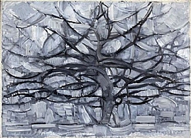 Piet Mondrian, arbre argent 1911 - GRANDS PEINTRES / Mondrian