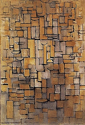 Piet Mondrian, Composition XIV - GRANDS PEINTRES / Mondrian