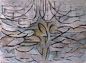 Piet Mondrian, Pommier en fleurs - GRANDS PEINTRES / Mondrian