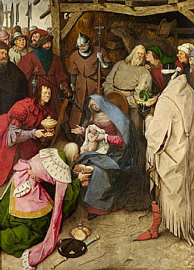 Pieter Bruegel dit lAncien, Adoration des rois - GRANDS PEINTRES / Bruegel