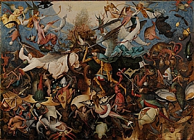 Pieter Bruegel dit lAncien, La chute des anges rebelles - GRANDS PEINTRES / Bruegel