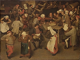 Pieter Bruegel dit lAncien, La danse de mariage - GRANDS PEINTRES / Bruegel