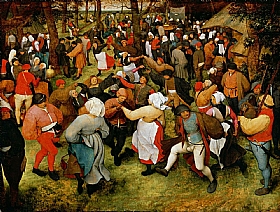 Pieter Bruegel dit lAncien, La danse des maris - GRANDS PEINTRES / Bruegel
