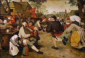 Pieter Bruegel dit l’Ancien, La danse des paysans - GRANDS PEINTRES / Bruegel