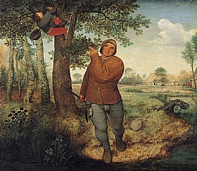 Pieter Bruegel dit l’Ancien, Le paysan et le voleur de nid - GRANDS PEINTRES / Bruegel