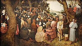 Pieter Bruegel dit lAncien, Prdication de Saint Jean Baptiste - GRANDS PEINTRES / Bruegel