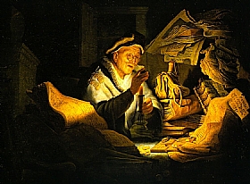 Rembrandt, La parabole de l’homme riche - GRANDS PEINTRES / Rembrandt