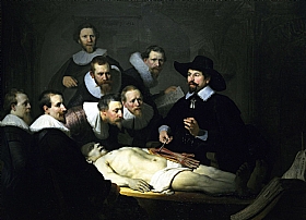 Rembrandt, Leçon d'anatomie du dr Tulp - GRANDS PEINTRES / Rembrandt