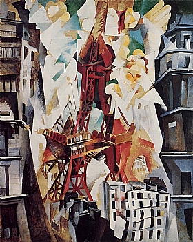 Robert Delaunay, Tour Eiffel rouge - GRANDS PEINTRES / Delaunay