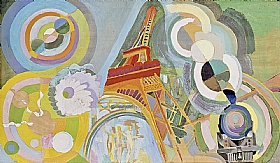 Robert Delaunay, Tour Eiffel et train - GRANDS PEINTRES / Delaunay