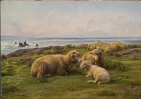 Rosa Bonheur, Moutons en bord de mer - GRANDS PEINTRES / Bonheur
