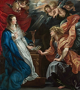 Pierre Paul Rubens, LAnnonciation - GRANDS PEINTRES / Rubens