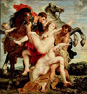 Pierre Paul Rubens, Lenlvement des filles de Leucippus - GRANDS PEINTRES / Rubens