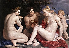 Pierre Paul Rubens, Vénus Cupidon Bacchus et Cérès - GRANDS PEINTRES / Rubens