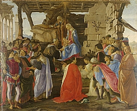Sandro Botticelli, Adoration des Mages - GRANDS PEINTRES / Botticelli