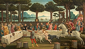 Sandro Botticelli, Banquet dans la pinde - GRANDS PEINTRES / Botticelli