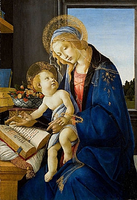 Sandro Botticelli, Madonne  l'enfant - GRANDS PEINTRES / Botticelli