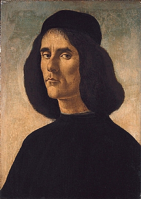 Sandro Botticelli, Portrait de Michel Marulle - GRANDS PEINTRES / Botticelli