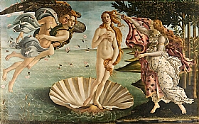 Sandro Botticelli, La Naissance de vnus - GRANDS PEINTRES / Botticelli