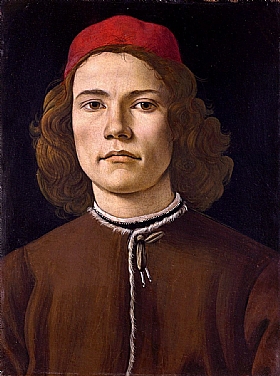 Sandro Botticelli, Portrait de jeune homme - GRANDS PEINTRES / Botticelli