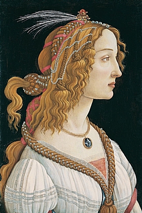 Sandro Botticelli, Simonetta Vespucci en nymphe - GRANDS PEINTRES / Botticelli