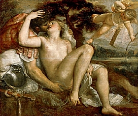 Tiziano Vecellio dit Titien, Mars et Vénus - GRANDS PEINTRES / Titien