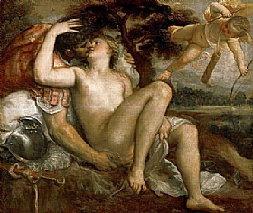 Tiziano Vecellio dit Titien, Mars et Vénus - GRANDS PEINTRES / Titien